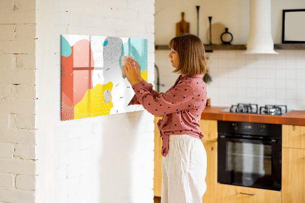 Magnetic dry erase board Creative board for photos and notes