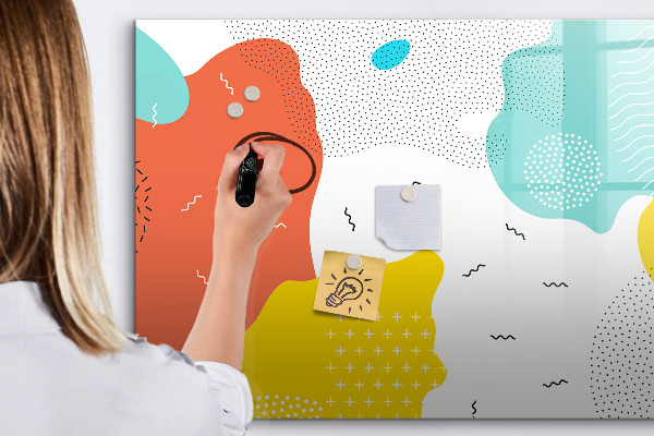 Magnetic dry erase board Creative board for photos and notes