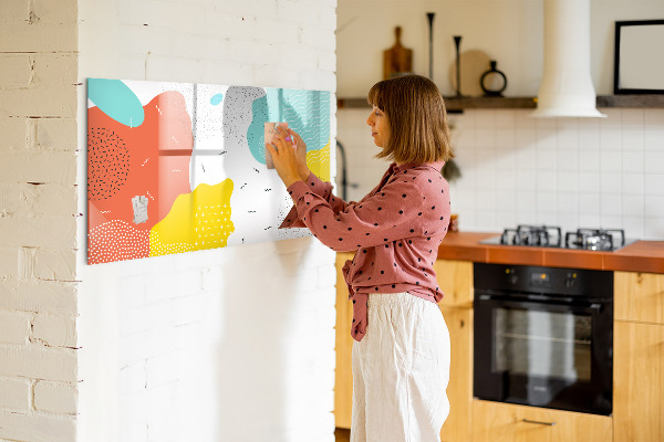 Magnetic dry erase board Creative board for photos and notes