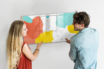 Magnetic dry erase board Creative board for photos and notes