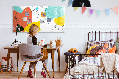 Magnetic dry erase board Creative board for photos and notes