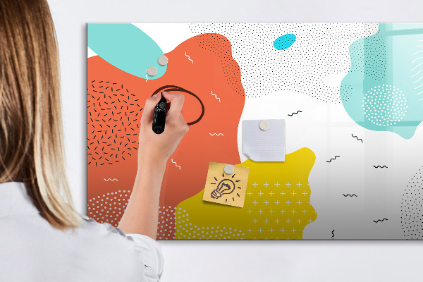 Magnetic dry erase board Creative board for photos and notes