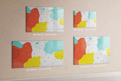 Magnetic dry erase board Creative board for photos and notes