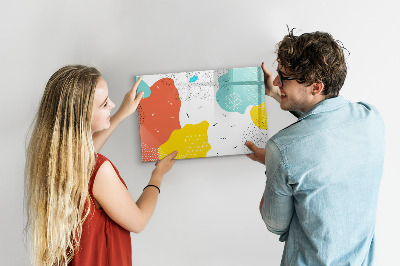 Magnetic dry erase board Creative board for photos and notes