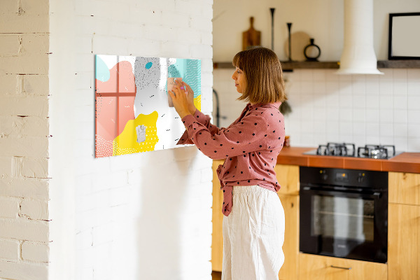 Magnetic dry erase board Creative board for photos and notes