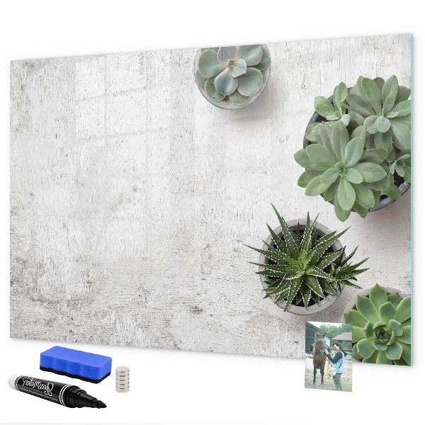 Dry erase board magnetic A stylish board for presenting photos
