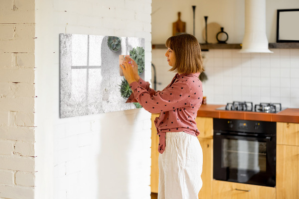 Dry erase board magnetic A stylish board for presenting photos