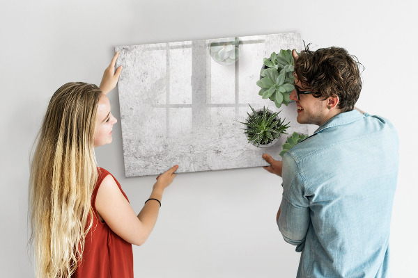 Dry erase board magnetic A stylish board for presenting photos