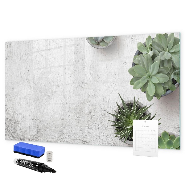 Dry erase board magnetic A stylish board for presenting photos