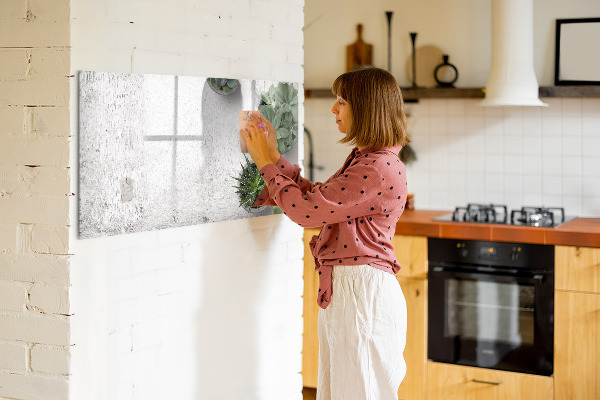 Dry erase board magnetic A stylish board for presenting photos