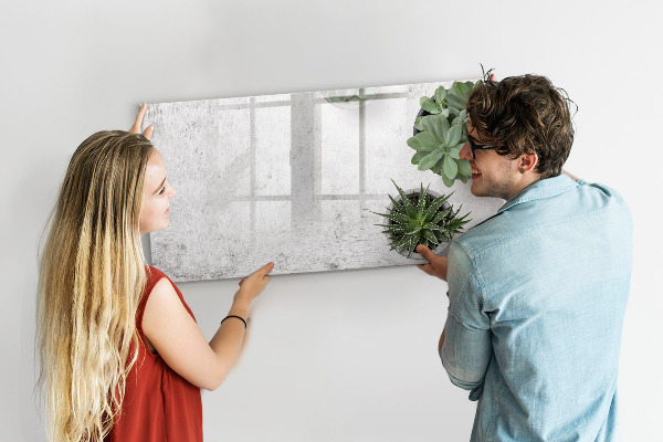 Dry erase board magnetic A stylish board for presenting photos