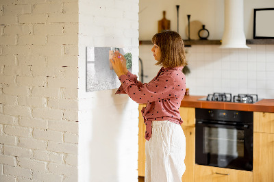 Dry erase board magnetic A stylish board for presenting photos