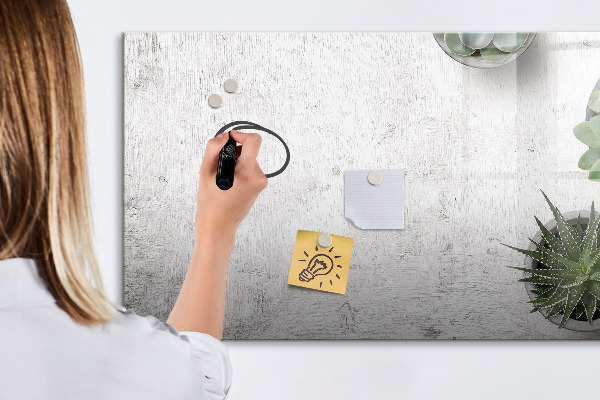 Dry erase board magnetic A stylish board for presenting photos