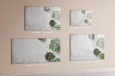 Dry erase board magnetic A stylish board for presenting photos