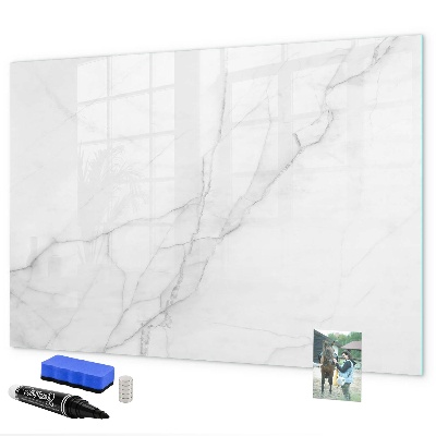 Magnetic dry erase board Modern board for notes and photos