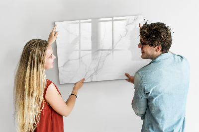 Magnetic dry erase board Modern board for notes and photos