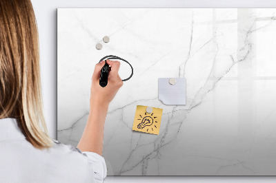 Magnetic dry erase board Modern board for notes and photos
