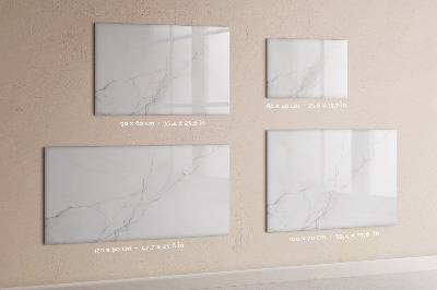 Magnetic dry erase board Modern board for notes and photos