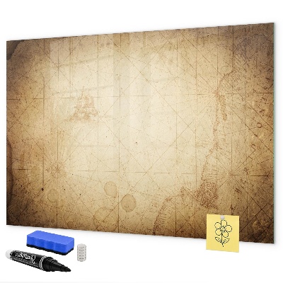 Magnetic dry erase board Note board with photos and accessories