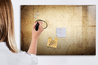 Magnetic dry erase board Note board with photos and accessories