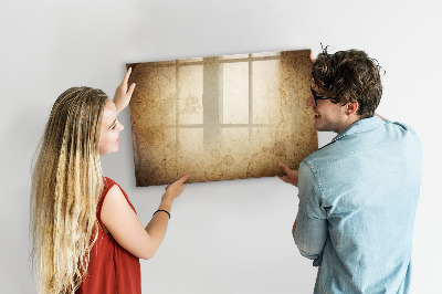 Magnetic dry erase board Note board with photos and accessories