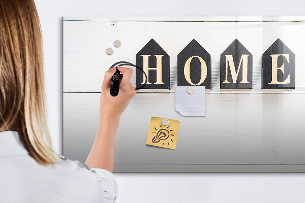 Dry erase board magnetic Stylish photo board for your home