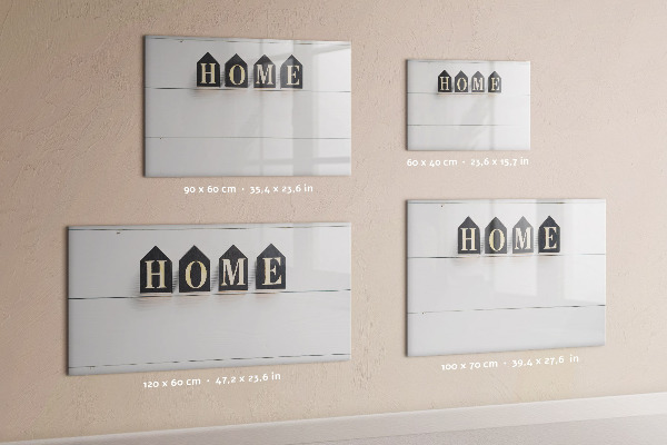 Dry erase board magnetic Stylish photo board for your home