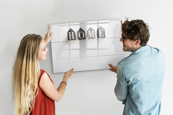 Dry erase board magnetic Stylish photo board for your home