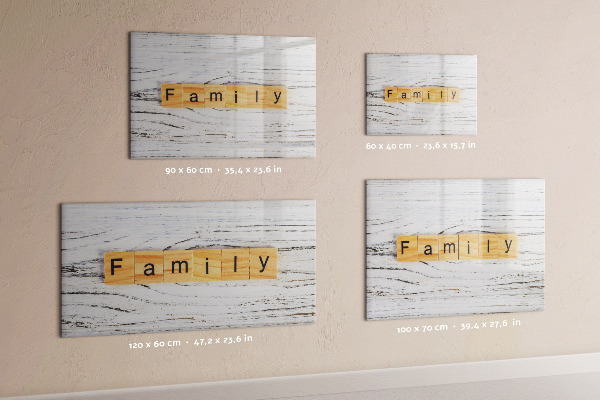 Magnetic dry erase board Board for photos and notes