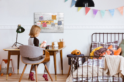 Magnetic dry erase board Board for photos and notes