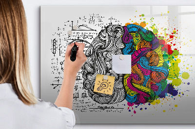 Magnetic dry erase board A creative space for memories and ideas