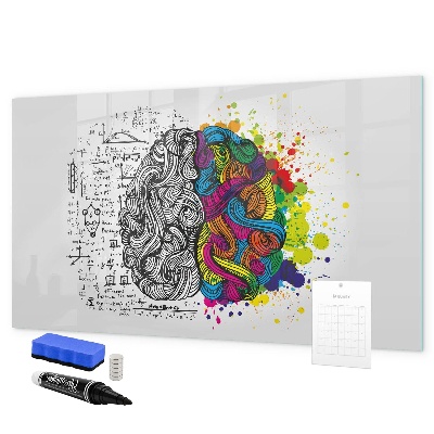 Magnetic dry erase board A creative space for memories and ideas