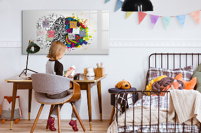 Magnetic dry erase board A creative space for memories and ideas