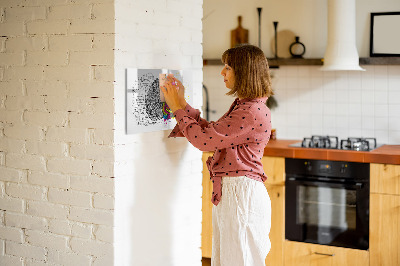 Magnetic dry erase board A creative space for memories and ideas