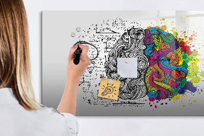 Magnetic dry erase board A creative space for memories and ideas