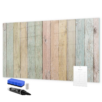 Magnetic dry erase board A colorful board for photos and notes