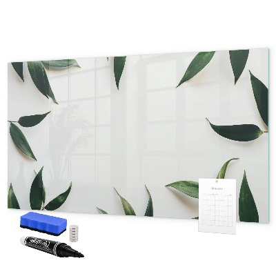 Dry erase board magnetic Stylish memo board with plants