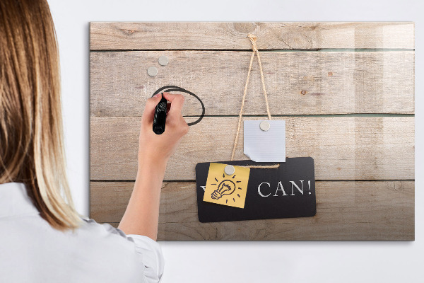 Magnetic dry erase board Creative board for photos and notes