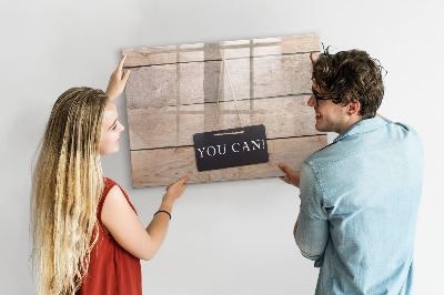 Magnetic dry erase board Creative board for photos and notes