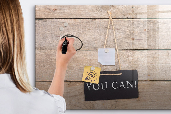 Magnetic dry erase board Creative board for photos and notes