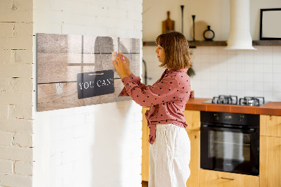 Magnetic dry erase board Creative board for photos and notes