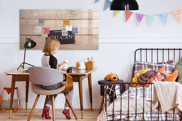 Magnetic dry erase board Creative board for photos and notes