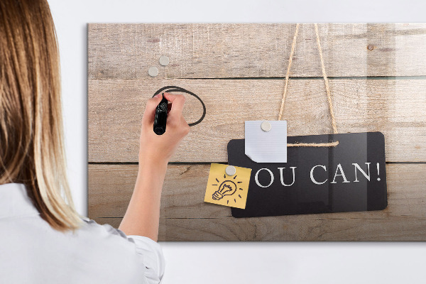 Magnetic dry erase board Creative board for photos and notes