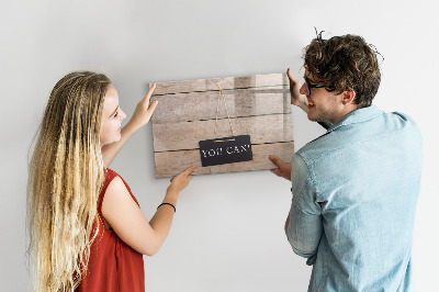 Magnetic dry erase board Creative board for photos and notes