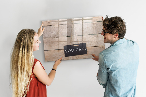 Magnetic dry erase board Creative board for photos and notes