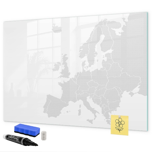 Magnetic dry erase board Interactive poster for photos and notes