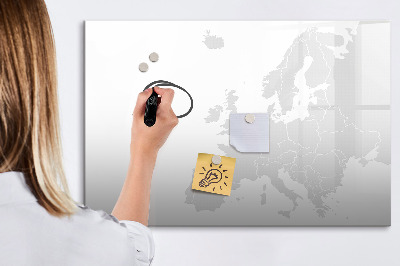 Magnetic dry erase board Interactive poster for photos and notes