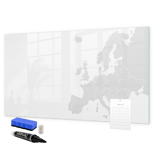 Magnetic dry erase board Interactive poster for photos and notes