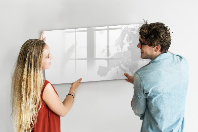 Magnetic dry erase board Interactive poster for photos and notes
