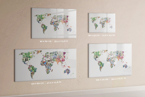 Magnetic dry erase board Interactive poster for photos and notes